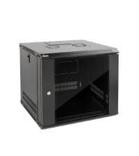 Tecmojo 6RU Wall Mount Network Cabinet 450mm Deep Data Server Rack Enclosure with Lockable Glass Door and Side Panels