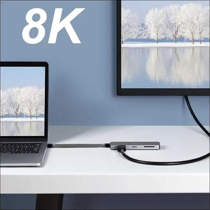 2Pack Male to Male 0.4Ft USB C Flex Adapter, Compatible with Thunderbolt 4/3, USB4/3, Support 240W Fast Charging, 8K Display, 40Gbps Data Transfer。