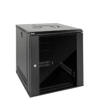 Tecmojo 6RU Wall Mount Network Cabinet 450mm Deep Data Server Rack Enclosure with Lockable Glass Door and Side Panels