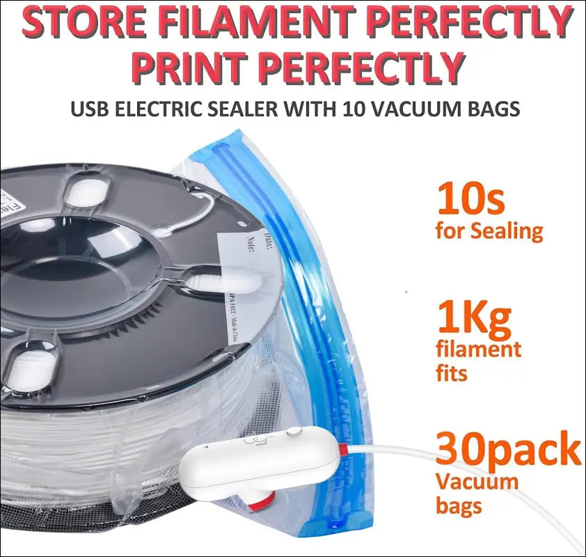 3D Filament Vacuum Storage Kit