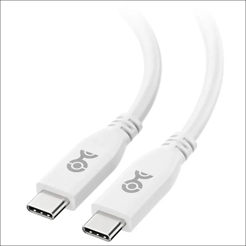40Gbps Short USB4 Cable - 0.3M, USB C Cable Supports 8K@60Hz, 4K@240Hz Video, 240W Charging, 40Gbps Data, Compatible with Thunderbolt 4, Macbook and More, White