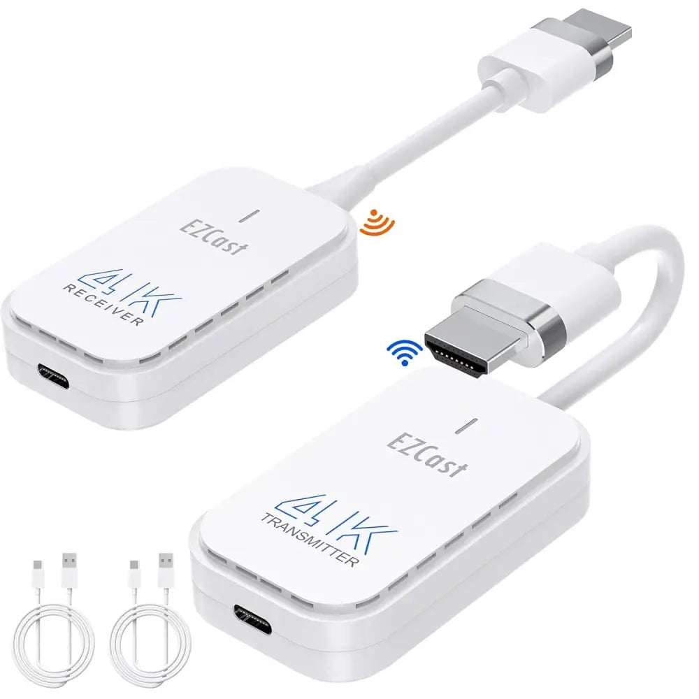 4K/5G Wireless HDMI Transmitter and Receiver 4K@30Hz, 1920x1080@120Hz HDMI Wireless Extender, 50m Range Audio/Video Streaming from PC Laptop to Monitor HDTV Projector for...