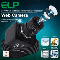 4K Zoom Webcam with Varifocal Lens