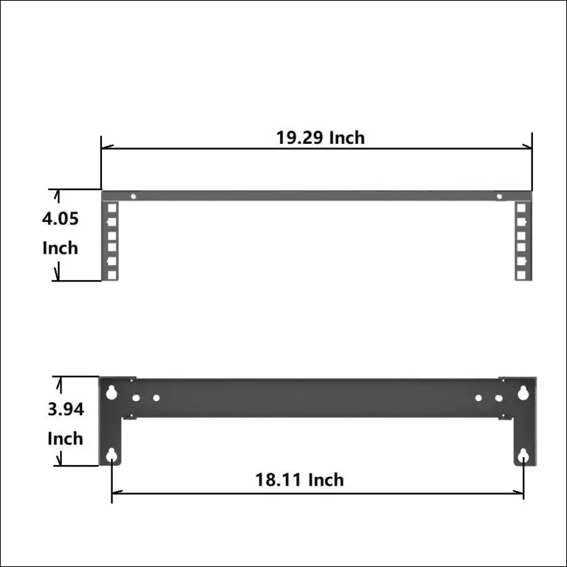 4U Folding 19 Inches Cold Rolled Steel Wall Mountable Simple Vertical Rack and Networking Euipment Rack Including Hardware for Assembly (4U100)…