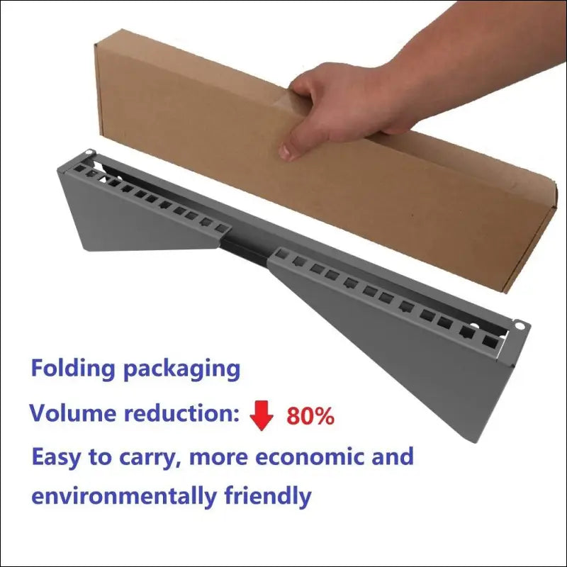 4U Folding 19 Inches Cold Rolled Steel Wall Mountable Simple Vertical Rack and Networking Euipment Rack Including Hardware for Assembly (4U100)…