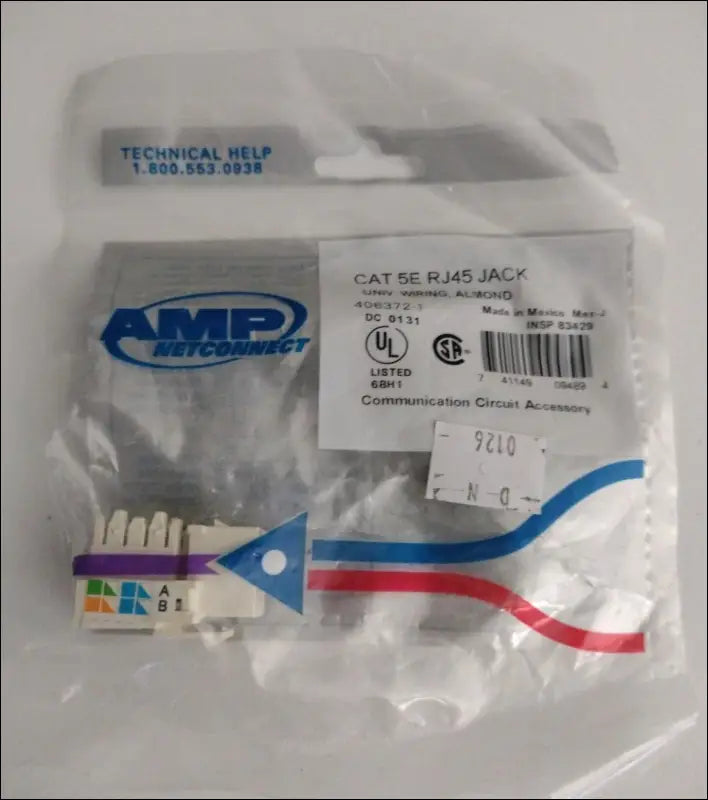 5 x CAT5e RJ45 8P8C Connector Mech Insert Jack Socket