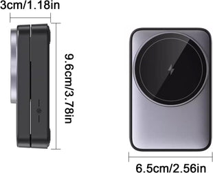 3-in-1 Magnetic Wireless Charging Station | Fast Charger for iPhone & Apple Watch