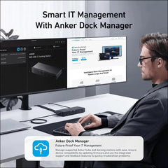 568 USB-C Docking Station (11-in-1, USB4), Up to 100W Charging for Laptop, 40Gbps Data Transfer, Ethernet, Single 8K, Triple 4K Display, 6 USB Ports for Windows Laptop and More(Gray)