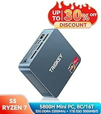 Mini PC Intel 12th Gen N100(up to 3.4GHz) 16G RAM 500G SSD Dual 2.5G LAN Desktop Computer HDMI 4K