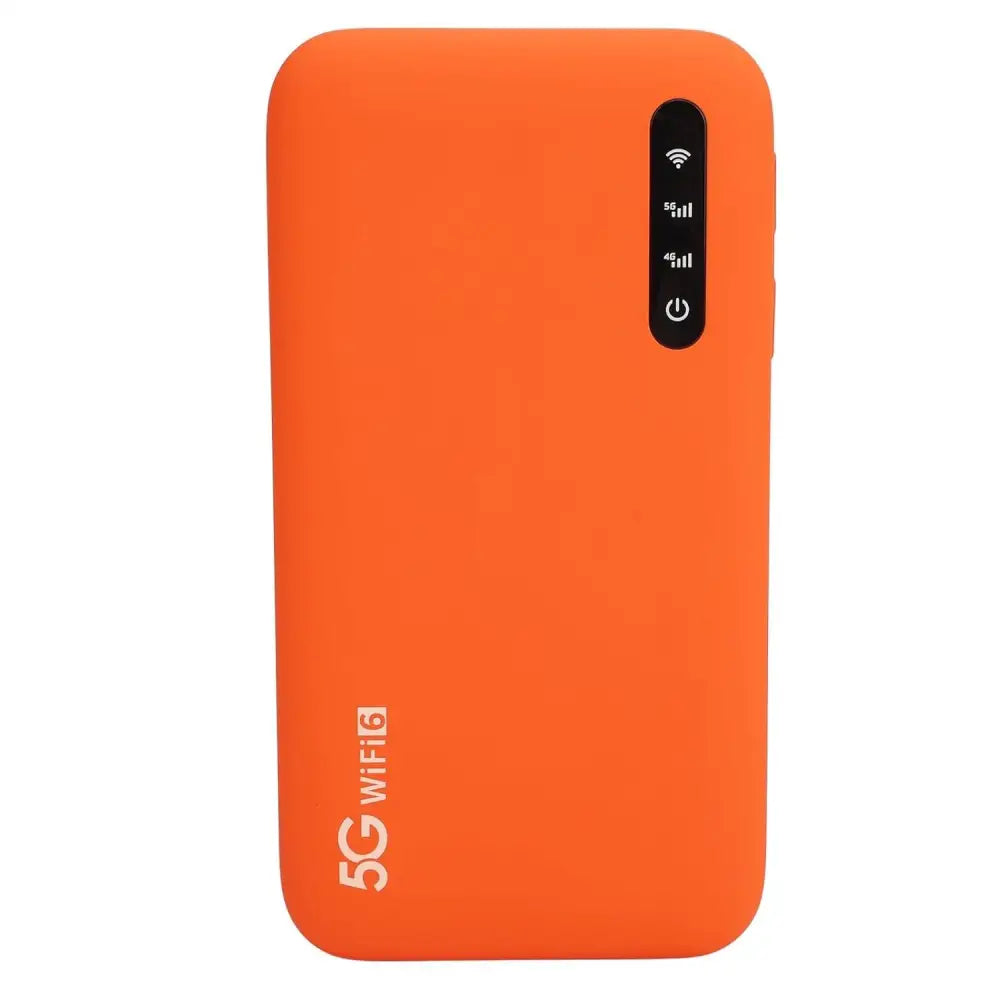 5G Mobile Hotspot with High Speed Travel Dual Band WiFi6 Portable Router for 16 Devices 6100mAh Battery, SIM Support