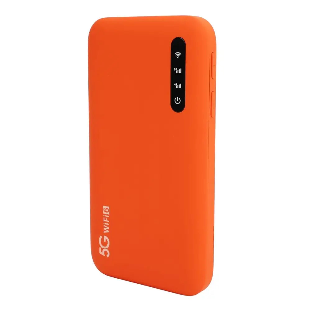 5G Mobile Hotspot with High Speed Travel Dual Band WiFi6 Portable Router for 16 Devices 6100mAh Battery, SIM Support