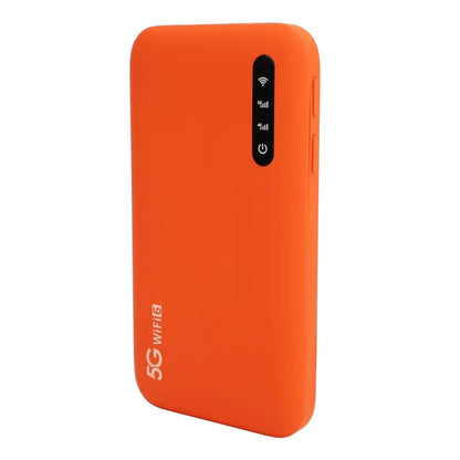 5G Mobile Hotspot with High Speed Travel Dual Band WiFi6 Portable Router for 16 Devices 6100mAh Battery, SIM Support