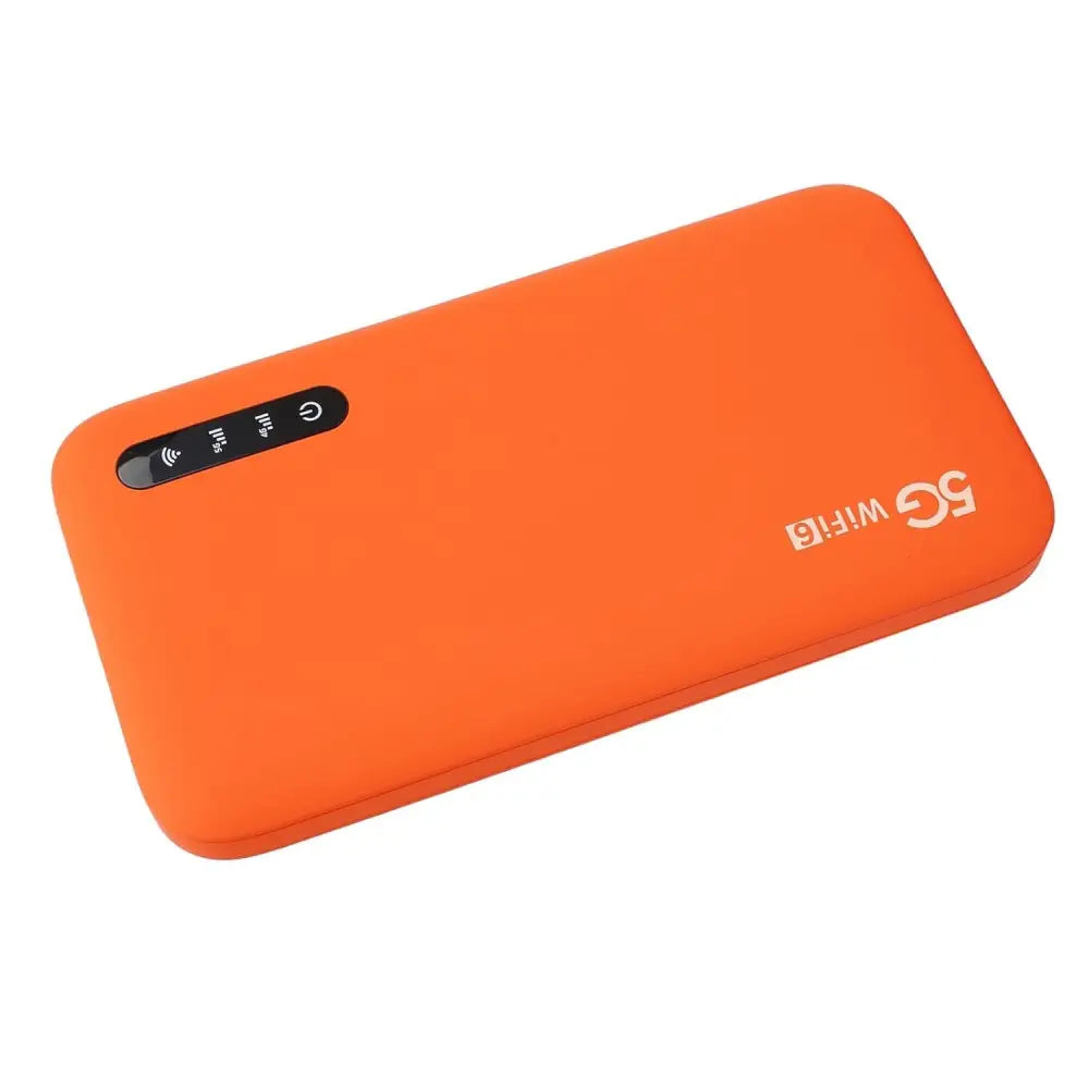 5G Mobile Hotspot with High Speed Travel Dual Band WiFi6 Portable Router for 16 Devices 6100mAh Battery, SIM Support
