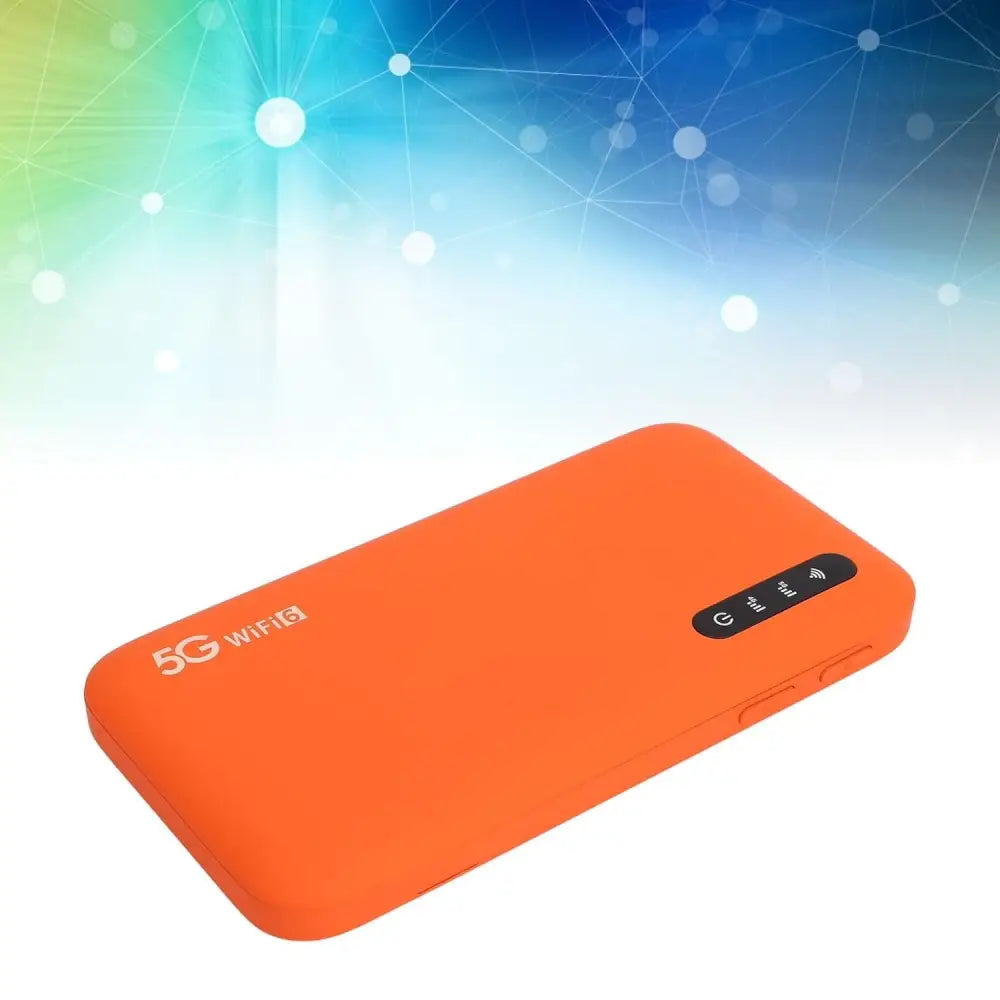 5G Mobile Hotspot with High Speed Travel Dual Band WiFi6 Portable Router for 16 Devices 6100mAh Battery, SIM Support