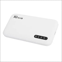 5G WiFi 6 Mobile Access Point, 6100MAh Pocket Portable Router Compatible with 16 Devices, Portable Hotspot Router with SIM Card Slot