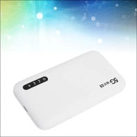 5G WiFi 6 Mobile Access Point, 6100MAh Pocket Portable Router Compatible with 16 Devices, Portable Hotspot Router with SIM Card Slot