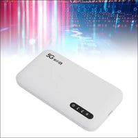 5G WiFi 6 Mobile Access Point, 6100MAh Pocket Portable Router Compatible with 16 Devices, Portable Hotspot Router with SIM Card Slot