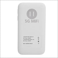 5G WiFi 6 Mobile Access Point, 6100MAh Pocket Portable Router Compatible with 16 Devices, Portable Hotspot Router with SIM Card Slot