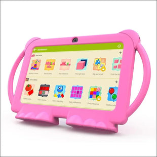 7 inch Kids Tablet - Android 12, 32GB ROM, 2+5MP Dual Camera, Shockproof Case, Educational, Games, Parental Control