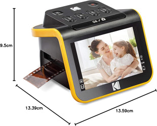 Kodak Slide N SCAN Digital Film Scanner | 22MP High-Res Photo Converter with 5” LCD