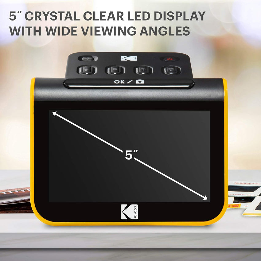 Kodak Slide N SCAN Digital Film Scanner | 22MP High-Res Photo Converter with 5” LCD