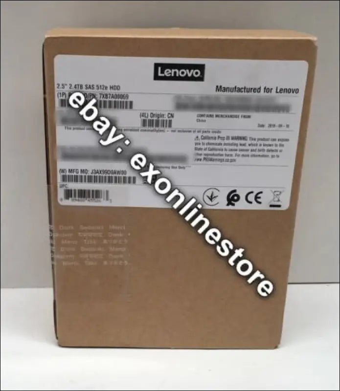 7XB7A00069 - 2.4TB 10K SAS 12Gb Hot Swap 512e HDD for ThinkSystem