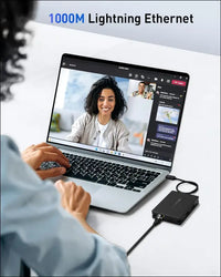 8-in-1 Portable 40Gbps USB4 Hub (USB 4 Dock) Dual DisplayPort 4K@60Hz, Single DisplayPort 8K@60Hz, 100W PD, Gigabit Ethernet, Compatible with Thunderbolt 4 for XPS, Surface Pro, iPad Pro