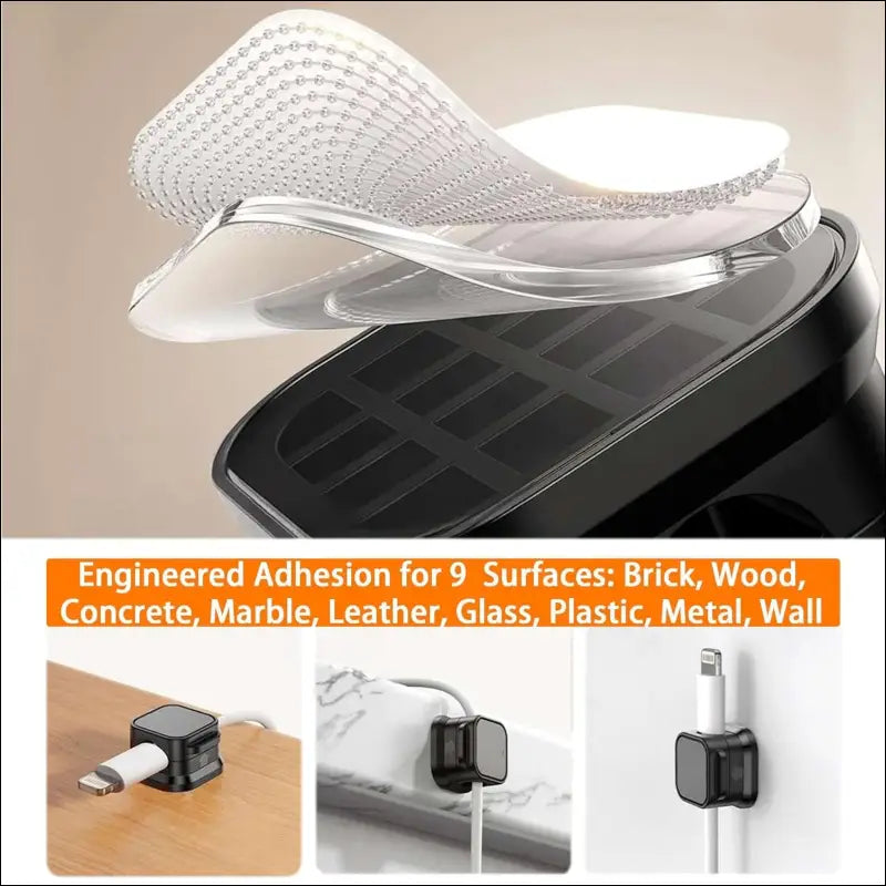 **"8-Pack Magnetic Cable Organizer"**