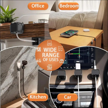 **"8-Pack Magnetic Cable Organizer"**