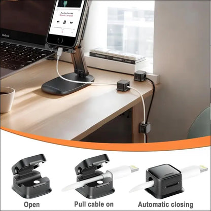 **"8-Pack Magnetic Cable Organizer"**