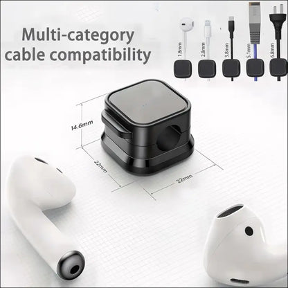 **"8-Pack Magnetic Cable Organizer"**