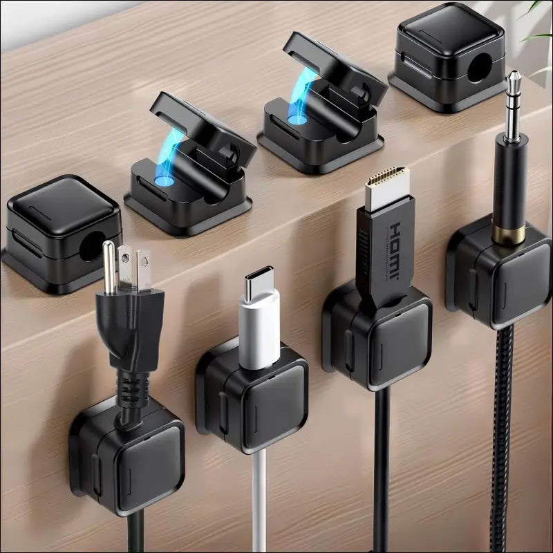 **"8-Pack Magnetic Cable Organizer"**
