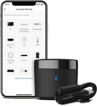 Broadlink RM4 Mini S | Universal Smart IR Remote Hub with Temperature & Humidity Sensor | Works with Alexa & Google Home (Australia Stock)