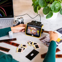 Kodak Slide N SCAN Digital Film Scanner | 22MP High-Res Photo Converter with 5” LCD