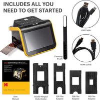 Kodak Slide N SCAN Digital Film Scanner | 22MP High-Res Photo Converter with 5” LCD