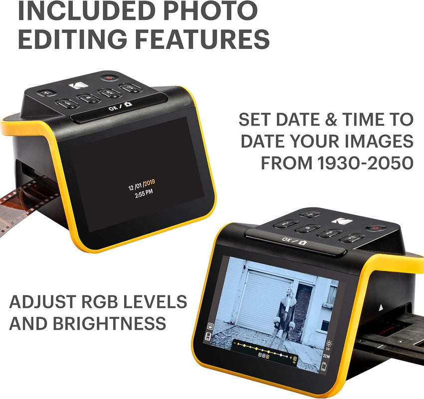 Kodak Slide N SCAN Digital Film Scanner | 22MP High-Res Photo Converter with 5” LCD