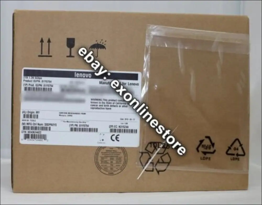 81Y9794 - 2TB 7.2K 6Gbps NL SATA 3.5" G2HS HDD (FRU: 81Y9795)