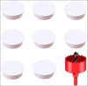 8PCS White Desktop Cable Grommets with Hole Saw