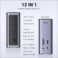 90325 13-in-1 USB-C Triple Display Docking Station