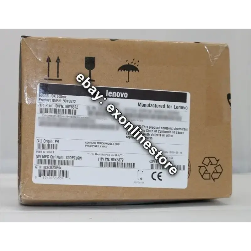 90Y8872 - 600GB 10K 6Gbps SAS 2.5" SFF G2HS HDD (FRU: 90Y8873)