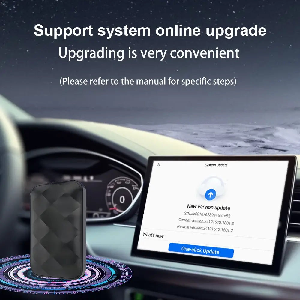 Acodo 2025 Android 14 3In1 CarPlay Ai Box Wireless Auto USB Adapter For Youtube Netflix Universal TV Plug And Play