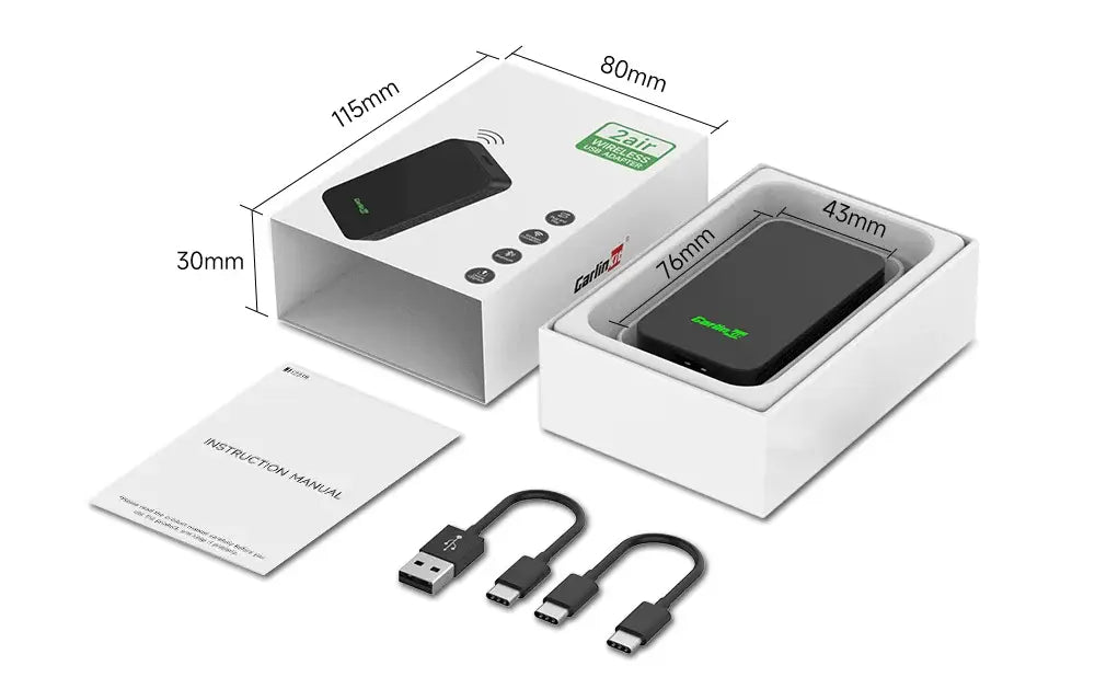 CarlinKit 5.0 CarPlay Android Auto Wireless Adapter Dongle for Toyota Mazda Vw Peugeot Havel Jeep Cadillac Chevrolet