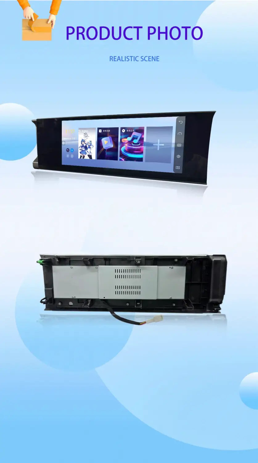 12.3 ’Jetour Traveler/Shanhai T2 Passenger Entertainment Screen Multimedia Player Touch 64GB Android 12 CarPlay Plug