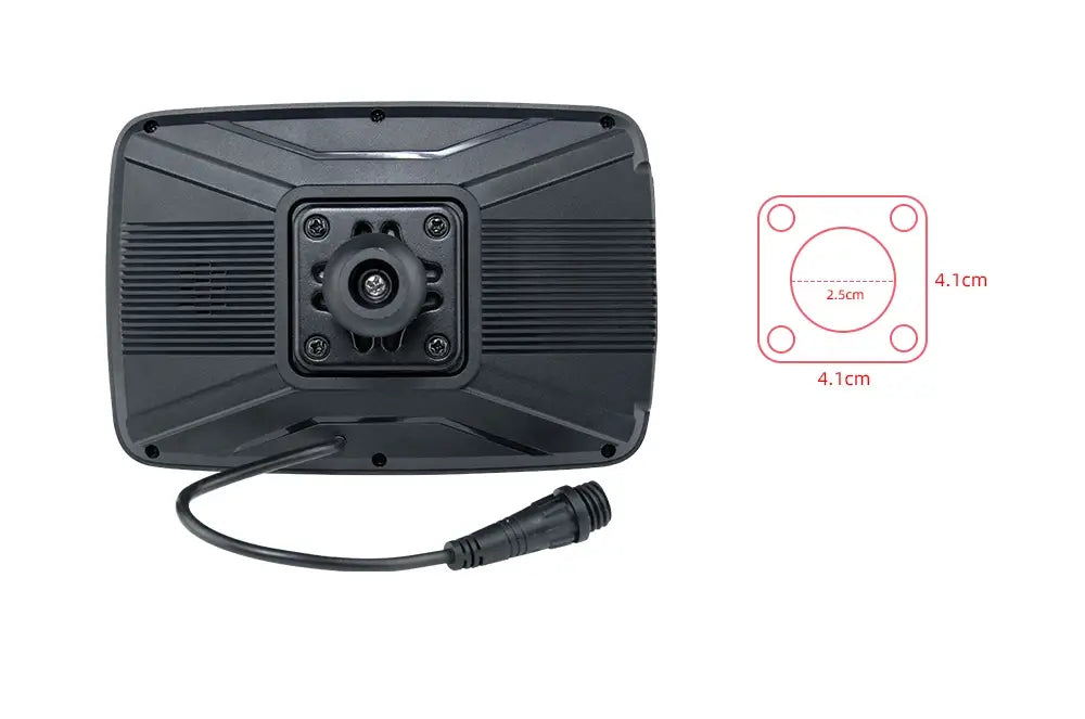 EKIY 5.0 inch Wireless CarPlay Moto Android Auto Portable Digital Motorcycle Dashboard GPS Navigation Display Screen