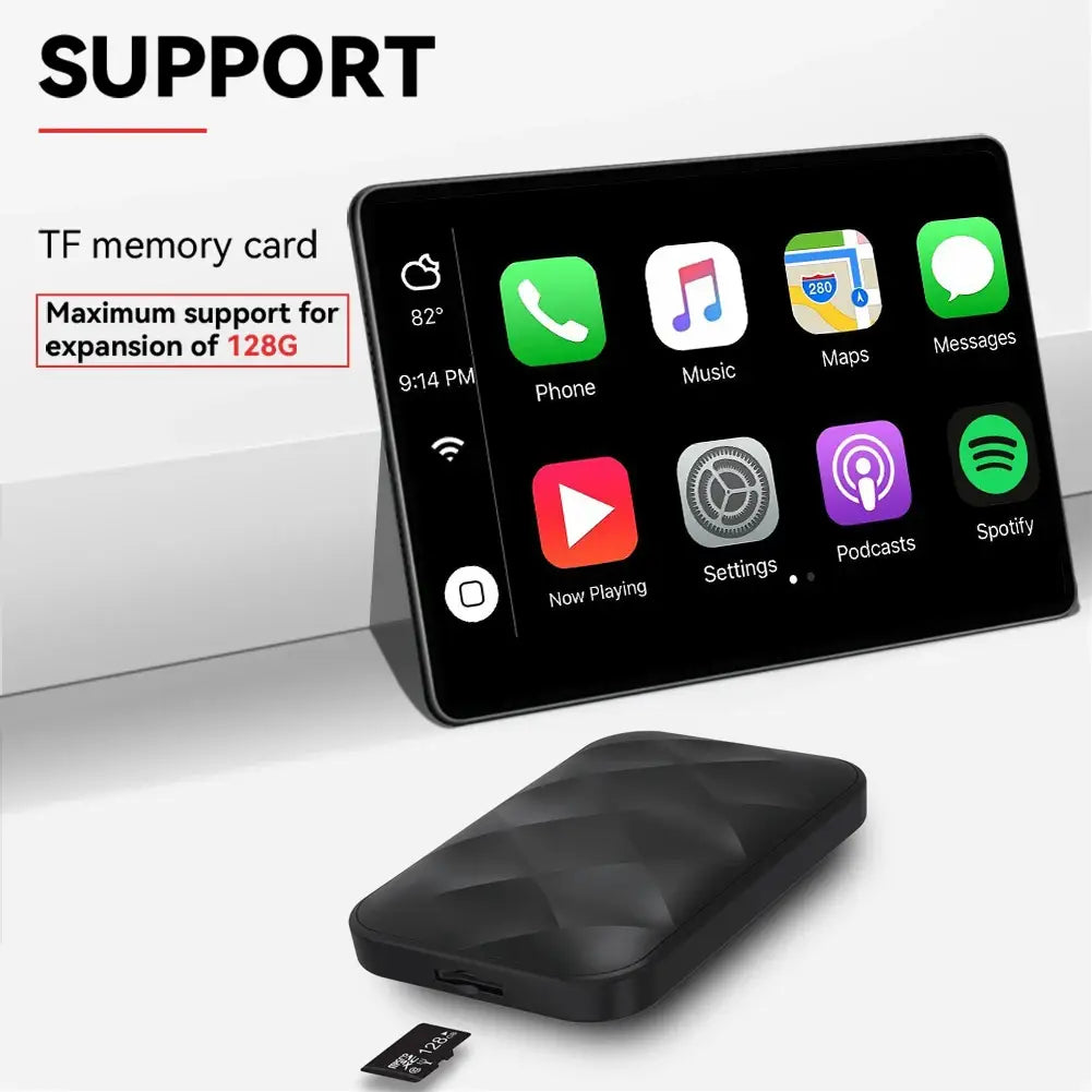 Acodo 2025 Android 14 3In1 CarPlay Ai Box Wireless Auto USB Adapter For Youtube Netflix Universal TV Plug And Play