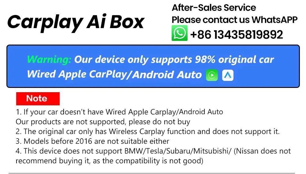 CarPlay Android Auto Wireless Adapter Plug And Play Bluetooth WiFi Connection For Kia Jeep Audi Volvo Peugeot Opel