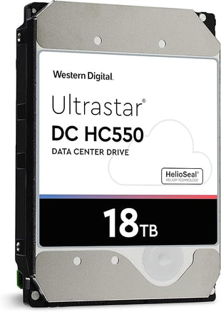WD Ultrastar DC HC550 18TB Enterprise Hard Drive | 3.5" SATA 7200RPM