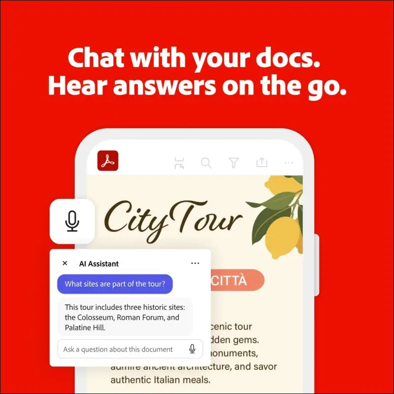 Acrobat AI Assistant - PDF Software