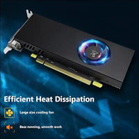 AISURIX RX 550 4GB Graphics Card LP GDDR5 128Bit Computer Video Card with HDMI/DVI Ports Directx 12 PCI Express 3.0 X8