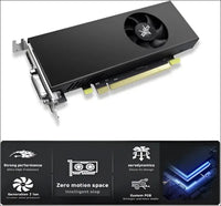 AISURIX RX 550 4GB Graphics Card LP GDDR5 128Bit Computer Video Card with HDMI/DVI Ports Directx 12 PCI Express 3.0 X8